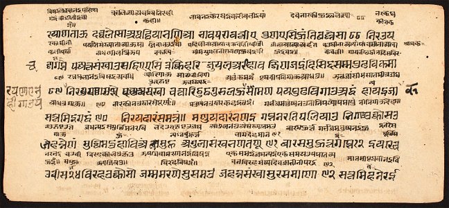 Unknown (Indian) - Tantric Manuscript Sangrahani Sutra - 73.294.60A - Detroit Institute of Arts