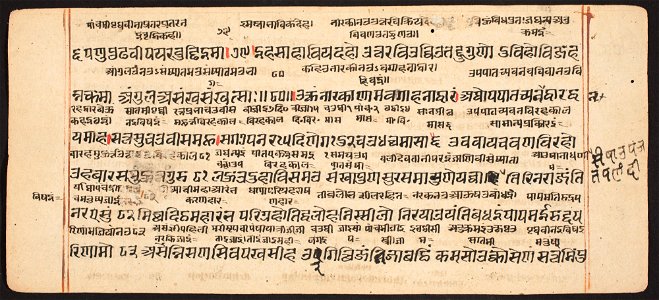 Unknown (Indian) - Tantric Manuscript Sangrahani Sutra - 73.294.59A - Detroit Institute of Arts
