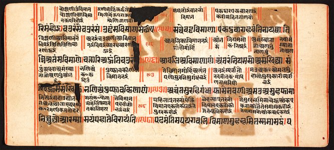 Unknown (Indian) - Tantric Manuscript, Sangrahani Sutra - 73.277.21A - Detroit Institute of Arts