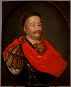 Unknown - Portrait of John III Sobieski (1624–1696) in Karacena Scale Armour - MNK XII-356 - National Museum Kraków. Free illustration for personal and commercial use.