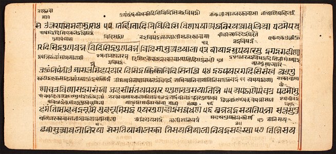 Unknown (Indian) - Tantric Manuscript Sangrahani Sutra - 73.294.56A - Detroit Institute of Arts