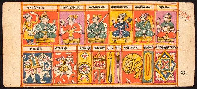 Unknown (Indian) - Tantric Manuscript Sangrahani Sutra - 73.294.61A - Detroit Institute of Arts