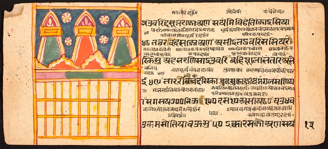 Unknown (Indian) - Tantric Manuscript Sangrahani Sutra - 73.294.13B - Detroit Institute of Arts