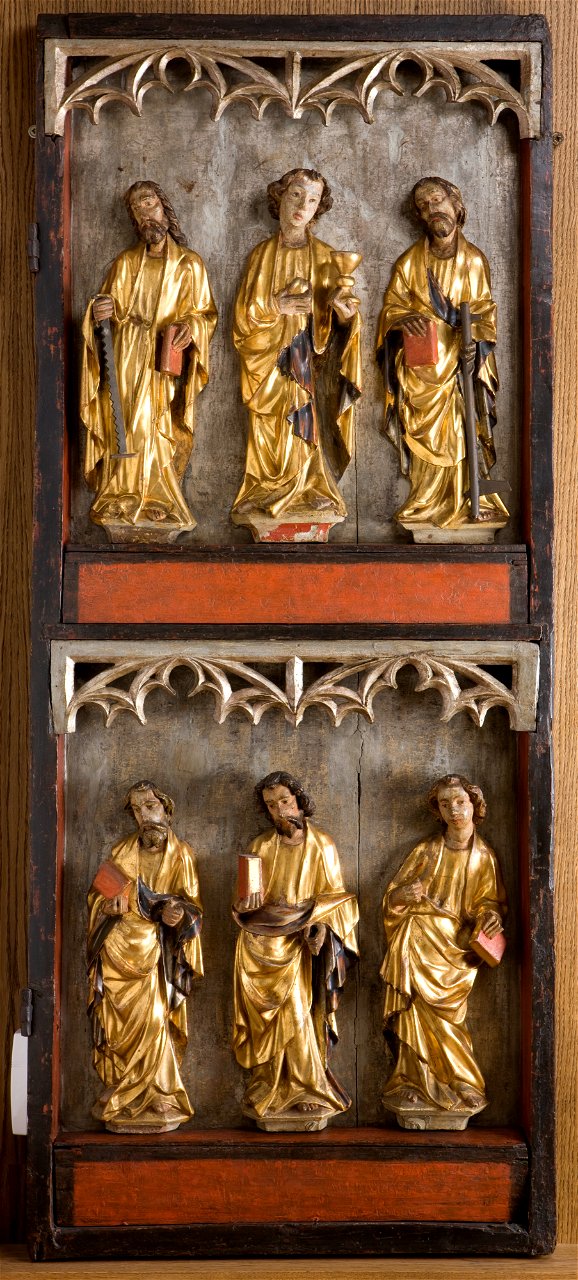 Unknown - Saint Apostles (reverse, Our Lady of Sorrows). The right panel of the retable from Stary Żywiec - MNK I-621 - National Museum Kraków