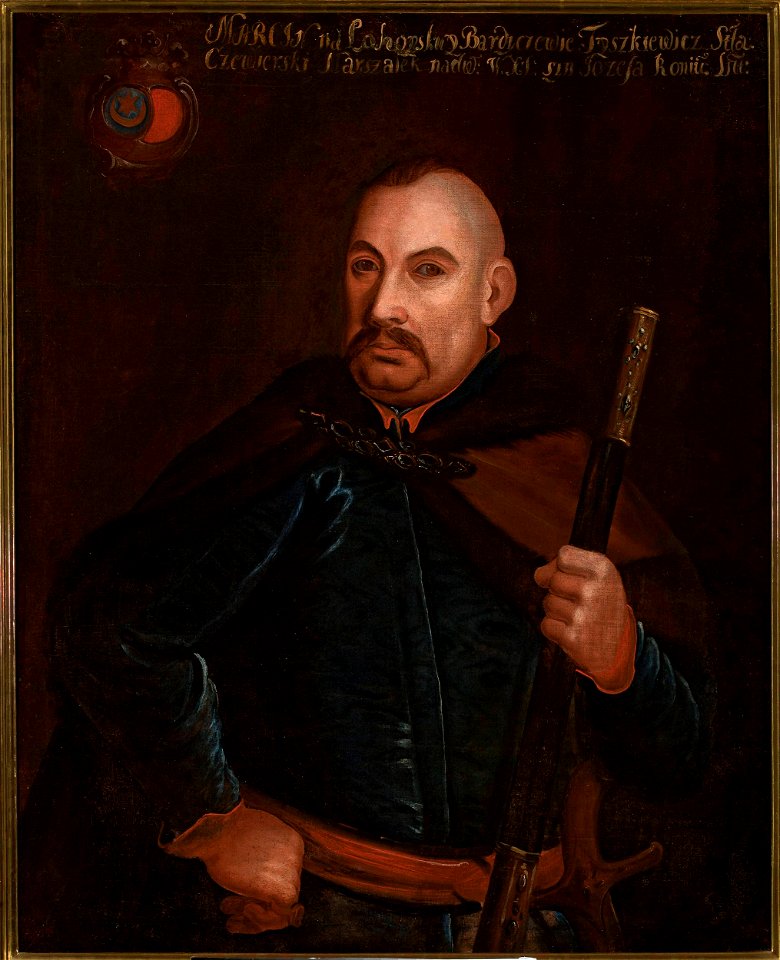 Unknown - Portrait of Marcin Tyszkiewicz, Leliwa coat of arms (^–after 1631), court marshal of the Grand Duchy of Lithuania - MP 4971 MNW - National Museum in Warsaw