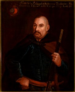 Unknown - Portrait of Marcin Tyszkiewicz, Leliwa coat of arms (^–after 1631), court marshal of the Grand Duchy of Lithuania - MP 4971 MNW - National Museum in Warsaw