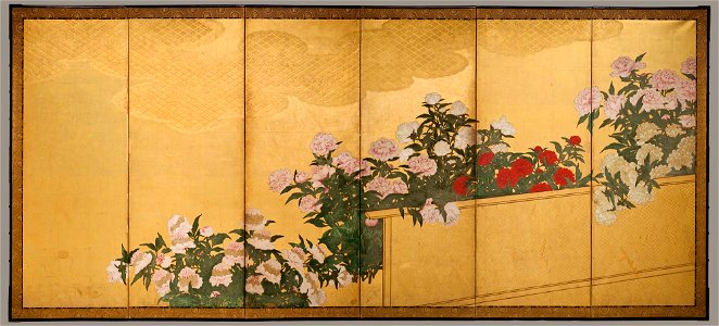 Unknown (Japanese) - Peonies - 2007.119.1 - Detroit Institute of Arts