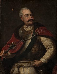 Unknown - Portrait of prince Samuel Korecki -^- Pogonia coat of arms (1621–1651), starosta of Ropczyce - MP 3077 MNW - National Museum in Warsaw