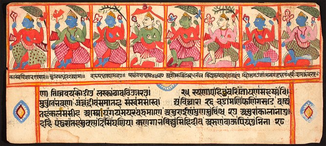 Unknown (Indian) - Tantric Manuscript Sangrahani Sutra - 73.295.6A - Detroit Institute of Arts