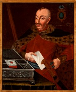 Unknown - Portrait of Aleksander Tyszkiewicz (fl. ca. 1609), Leliwa coat of arms, marshal of the Grand Duchy of Lithuania - MP 4346 - National Museum in Warsaw