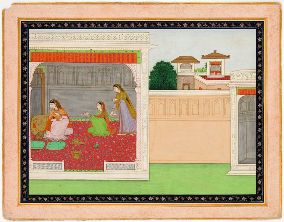 Unknown (Indian) - Story of Krishna and Radha - F68.190.A - Detroit Institute of Arts