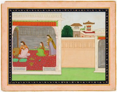 Unknown (Indian) - Story of Krishna and Radha - F68.190.A - Detroit Institute of Arts