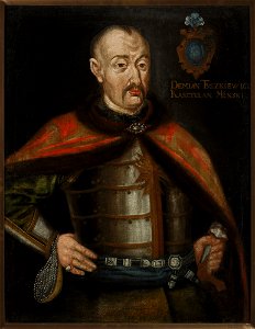 Unknown - Portrait of Demian (Dmitri) Skumin Tyszkiewicz, Leliwa coat of arms (^–1609), castellan of Minsk - MP 3542 MNW - National Museum in Warsaw