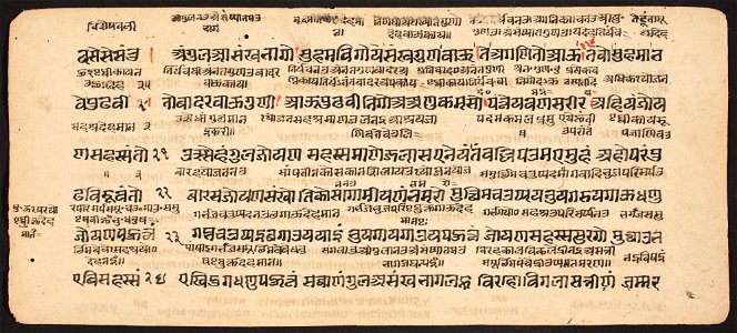 Unknown (Indian) - Tantric Manuscript Sangrahani Sutra - 73.294.66A - Detroit Institute of Arts