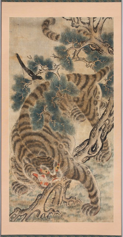 Unknown (Korean) - Tiger and Magpie - 2015.1 - Detroit Institute of Arts