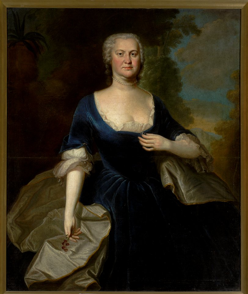 Unknown - Portrait of Konstancja Czapska née Gnińska (^–1757), wife of the Pomerania voivode - MP 2951 - National Museum in Warsaw