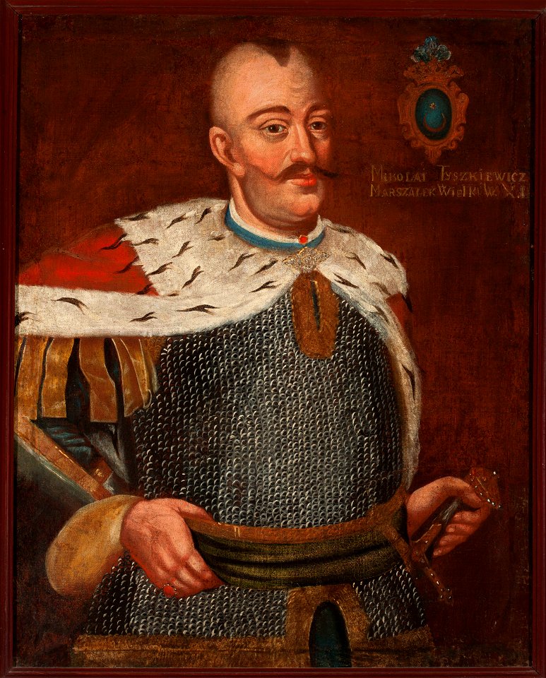 Unknown - Portrait of Mikołaj Tyszkiewicz, Leliwa coat of arms, marshal of the Grand Duchy of Lithuania - MP 4345 MNW - National Museum in Warsaw