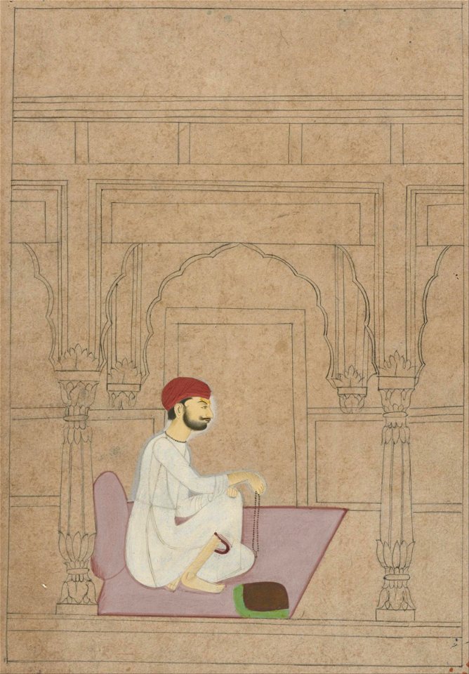 Unknown Indian - Mediating Ascetic - Google Art Project