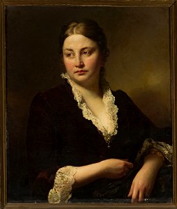 Unknown - Portrait of a young woman – Johana Freün von Tschamer - M.Ob.2235 MNW - National Museum in Warsaw