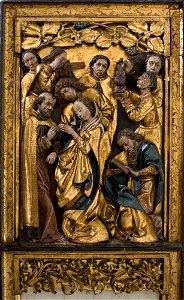 Unknown - Death of Mary, space remaining after the lost relief, Mary Returns to Sleeping St Theophilus of Adan - MNK I-953 - National Museum Kraków