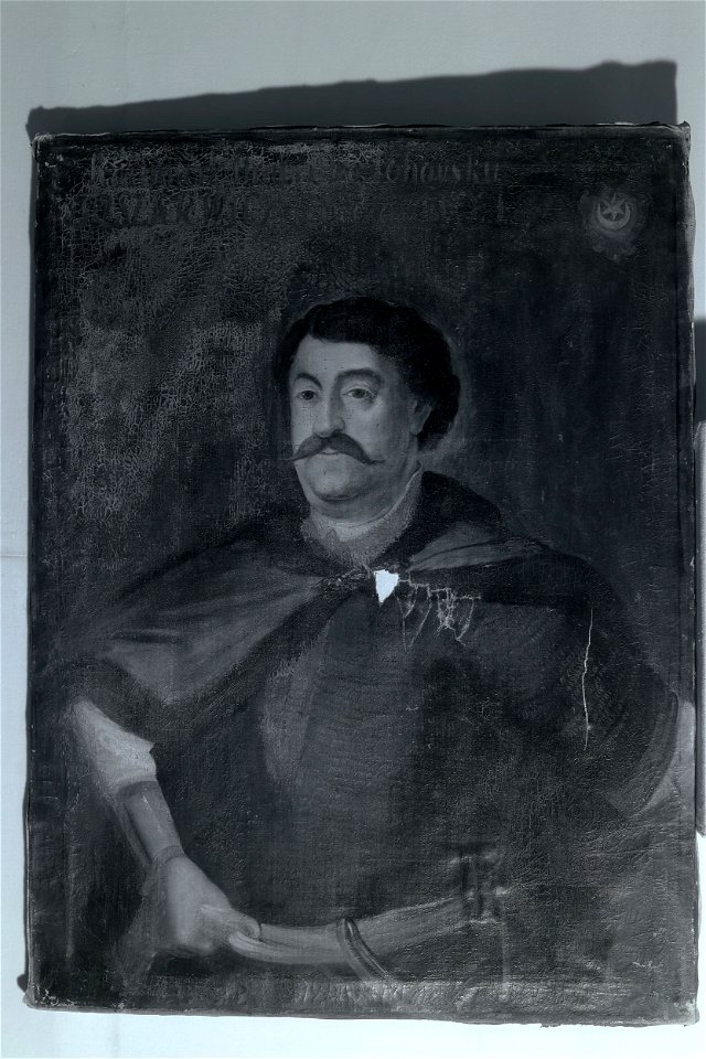 Unknown - Portrait of Kazimierz Tyszkiewicz, Leliwa coat of arms (^–1652), cup-bearer of the Grand Duchy of Lithuania - MP 3155 MNW - National Museum in Warsaw