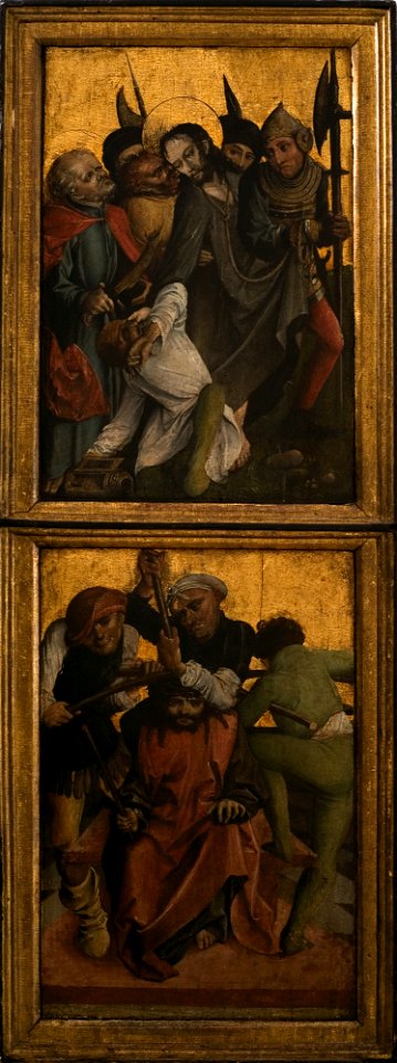 Unknown - Annunciation, Adoration of the Shepherds (carved obverse), Capture of Christ, Crowning with Thorns ( - MNK I-952 - National Museum Kraków