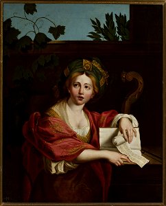 Unknown - Cumaean Sibyl - M.Ob.2521 - National Museum in Warsaw. Free illustration for personal and commercial use.