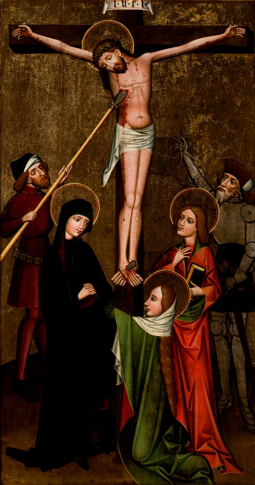 Unknown - Crucifixion (so-called Great Crucifixion). From the Parish Church of St Ursula in Korzenna - MNK I-67 - National Museum Kraków