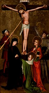 Unknown - Crucifixion (so-called Great Crucifixion). From the Parish Church of St Ursula in Korzenna - MNK I-67 - National Museum Kraków