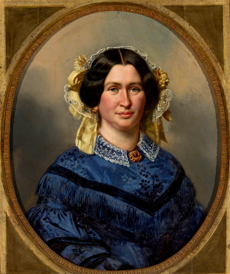 Unknown - Portrait of Florentine Volckhart née Schoppe - 186989 MNW - National Museum in Warsaw