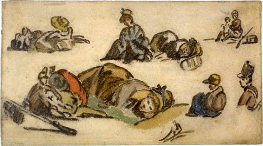 Unknown artist - Figure Studies of a Civil War (1850s)