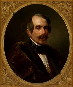 Unknown - Portrait of a man in a fur - 129038 MNW - National Museum in Warsaw