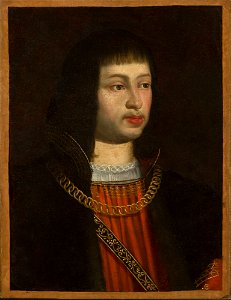Unknown - Portrait of Louis XI in a golden chain - M.Ob.1624 - National Museum in Warsaw