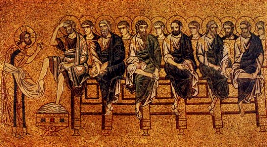 Unknown artist - Christ Washing the Feet of His Disciples - WGA16276