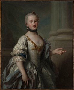 Unknown - Portrait of Maria Amalia Fryderyka Mniszech née Brühl (1737–1772) - MP 2985 MNW - National Museum in Warsaw