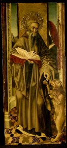 Unknown Artist - Saint Jerome and the lion. - A16.01 - Hispanic Society of America. Free illustration for personal and commercial use.