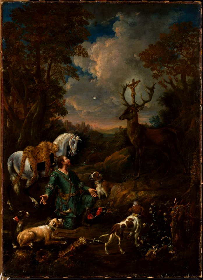 Unknown - Vision of St. Eustace - M.Ob.135 - National Museum in Warsaw