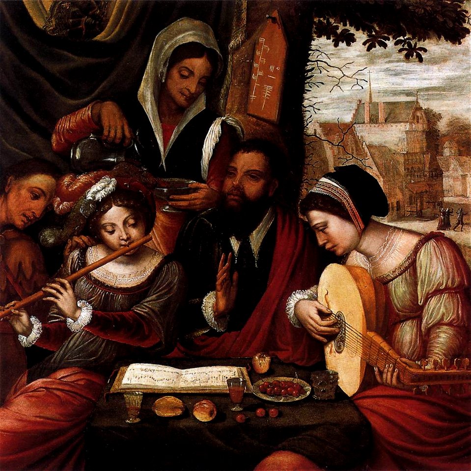 Unknown painter - The Pleasures of the Prodigal Son - WGA23633
