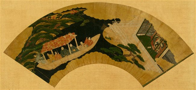 Unknown (Japanese) - Trefoil Knots (chapter 47 from the GENJI MONOGATARI) - F1987.88 - Detroit Institute of Arts