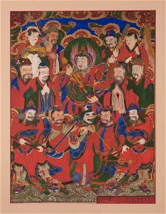 Unknown (Korean) - The Heavenly Dragon General with Attendants - 2015.3 - Detroit Institute of Arts