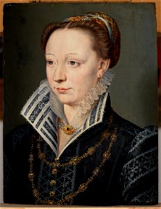 Unknown - Portrait of Claude Catherine de Clermont-Tonnerre, Duchess of Retz (1543–1603) - MNK XII-293 - National Museum Kraków