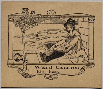 Unknown artist - Bookplate, Ward Cameron - 1920.1326 - Cleveland Museum of Art