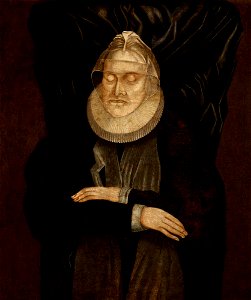Unknown - Sepulchral portrait of Anna Maria Brandenburska, Duchess, the wife of Barnim X (XII) the Younger (1567-1618) - MNK I-935 - National Museum Kraków
