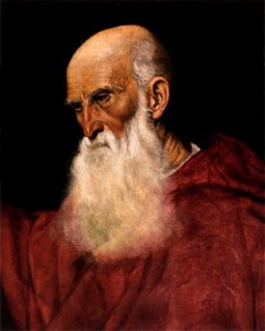 Jacopo da Ponte - Portrait of a Cardinal - WGA01432. Free illustration for personal and commercial use.