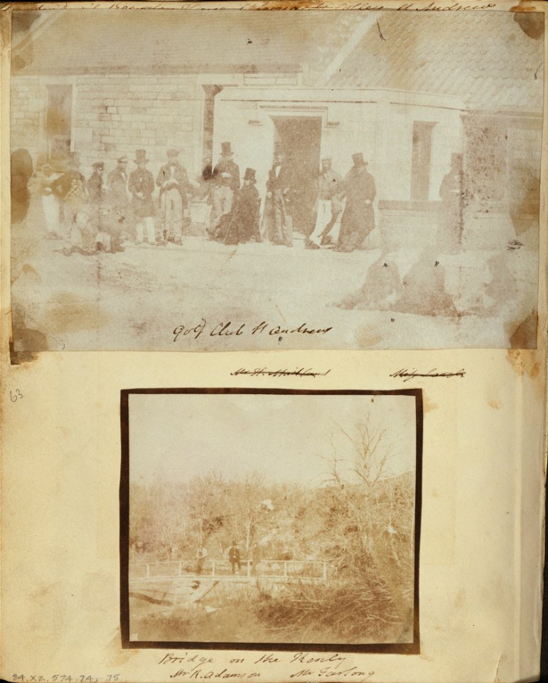Unknown maker, British - Group Portrait at the Golf Club, St. Andrews. - Google Art Project