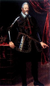 Unknown painter - Ferdinando I de' Medici Dressed as Gran Maestro of the Order of St Stephen - WGA23959