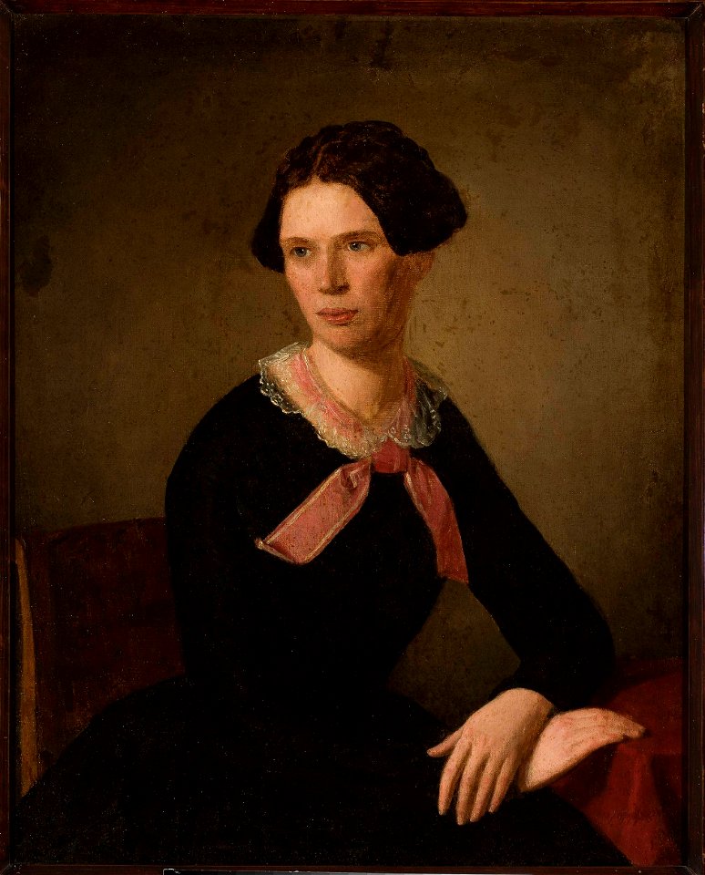 Unknown - Portrait of Leokadia Krupska, sister of Bonifacy - MP 5387 MNW - National Museum in Warsaw