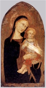 Unknown painter - Madonna and Child - WGA23893. Free illustration for personal and commercial use.