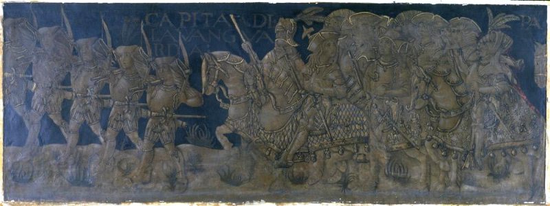 Unknown Artist - Parade of Knights and Soldiers, from the Centelles Palace, Oliva - LA504 - Hispanic Society of America