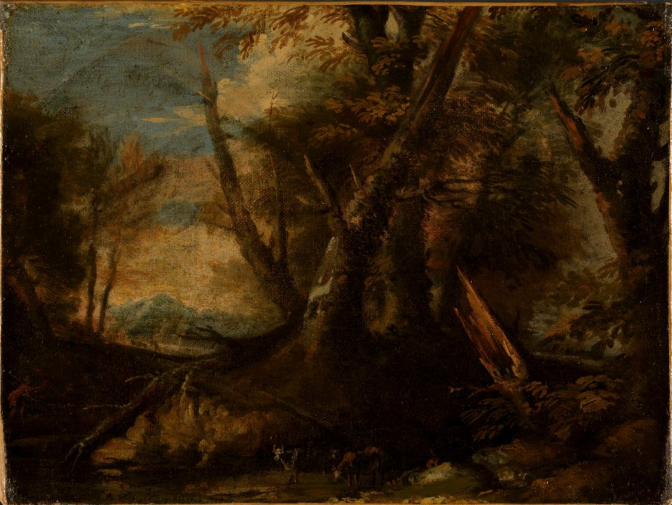 Ukjent kunstner - Wood Interior - NG.M.00144 - National Museum of Art, Architecture and Design